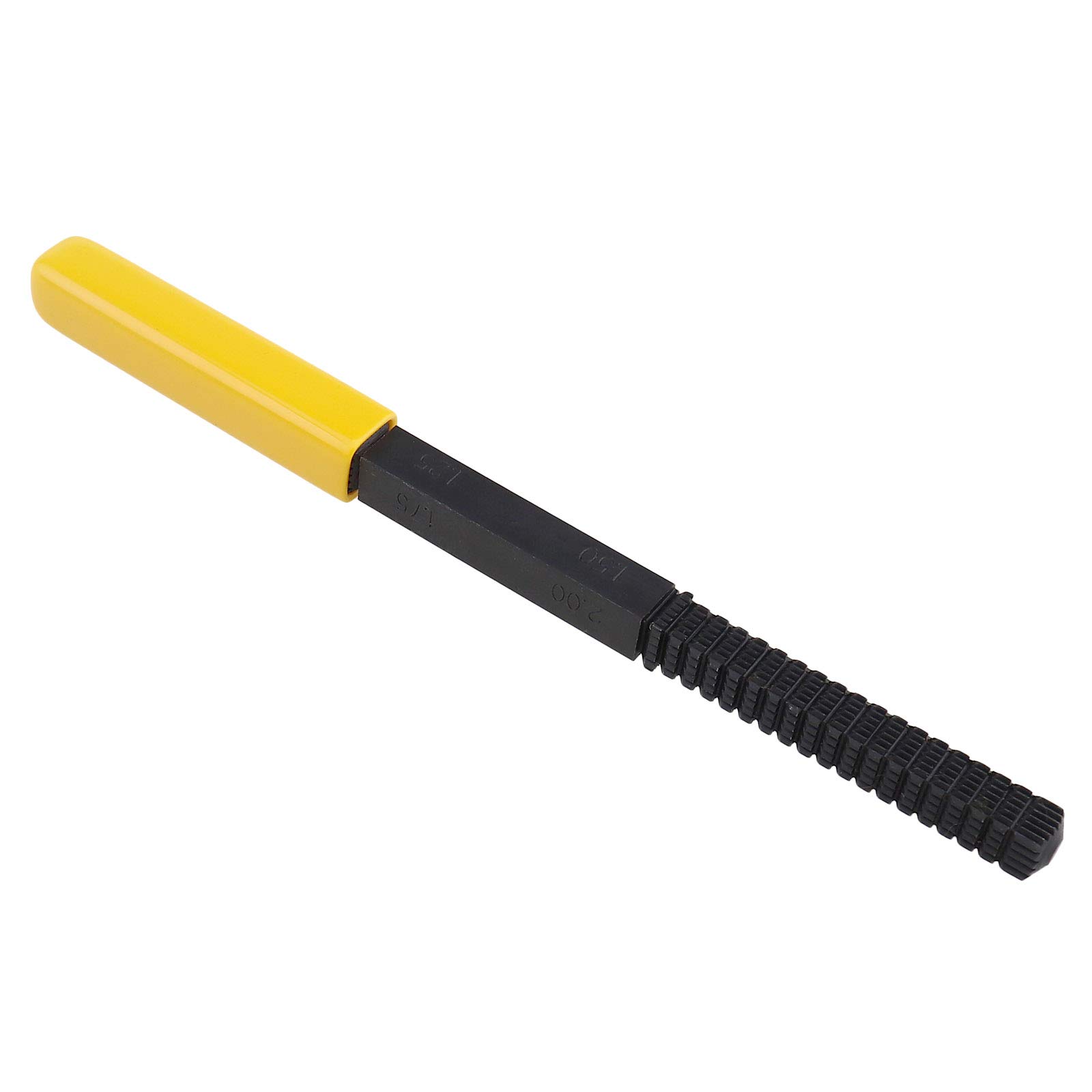 OTOTEC 21.5cm Metric Thread Repair File Cleans Damaged Threads 0.75-3mm Pitch Metal