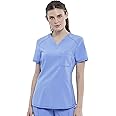 Infinity Cherokee V-Neck Nurse Scrub Top for Women with Rib-Knit Panel and Tuckable CK687A