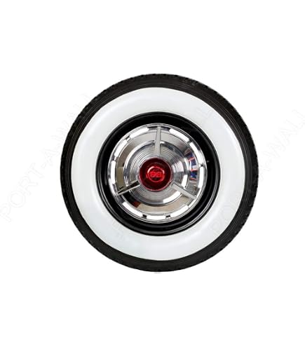 15 Inch Rim Tire Side White Wall Portawall Topper