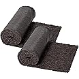 Gardener's Supply Company 100% Recycled Rubber Walkway | Natural Looking Permanent Mulch Solution | Garden Pathway, Barrier & Edging Border Mat - 8' x 2' (2 Pack)