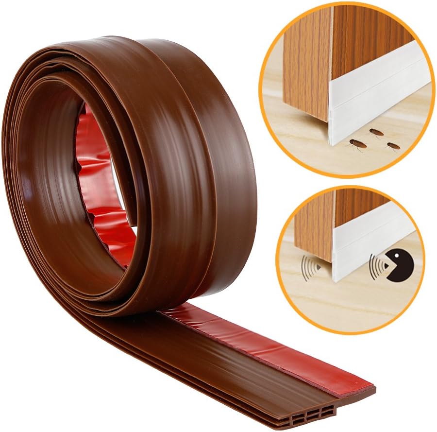 Door Bottom Seal Strip SelfAdhesive Under Door Sweep Weather