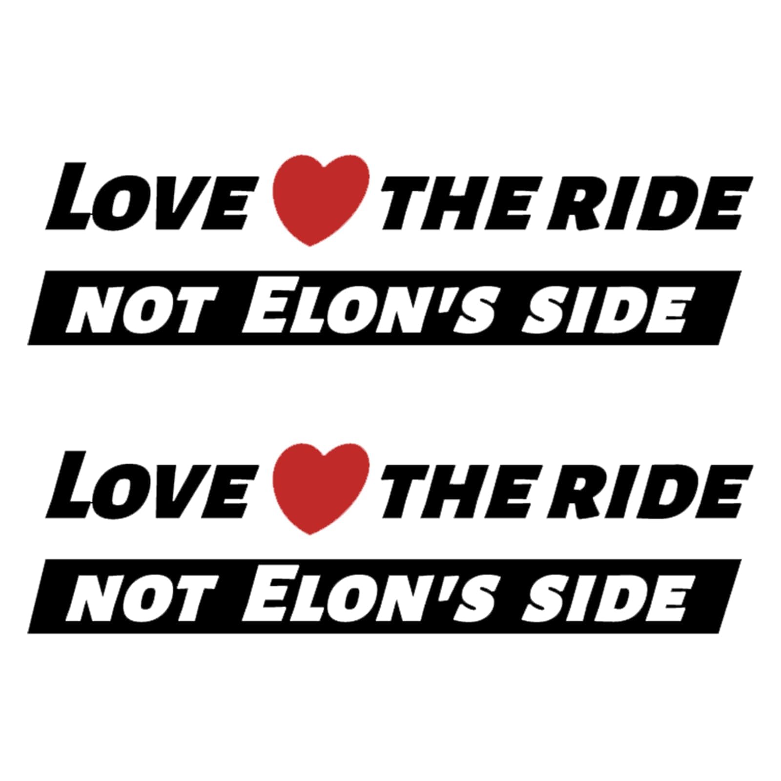 Photo 1 of  Packs No Elon Bumper Stickers, Elon Sticker, Elon Musk Sticker Compatible with Tesla Accessories, for Car, Truck, Laptop, Window, Black