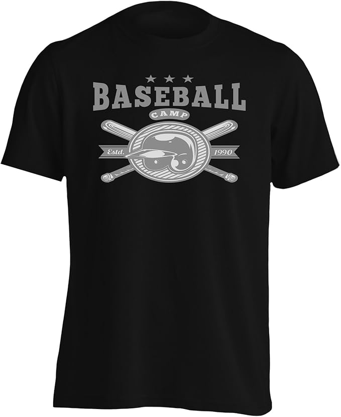 Baseball Camp Sports Usa Herren T-Shirt m698m : Amazon.de: Bekleidung