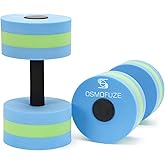OSMOFUZE Aquatic Exercise Dumbbells - Set of 2 for Water Aerobics Fitness and Pool Exercises