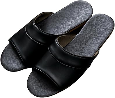 mens leather slippers amazon
