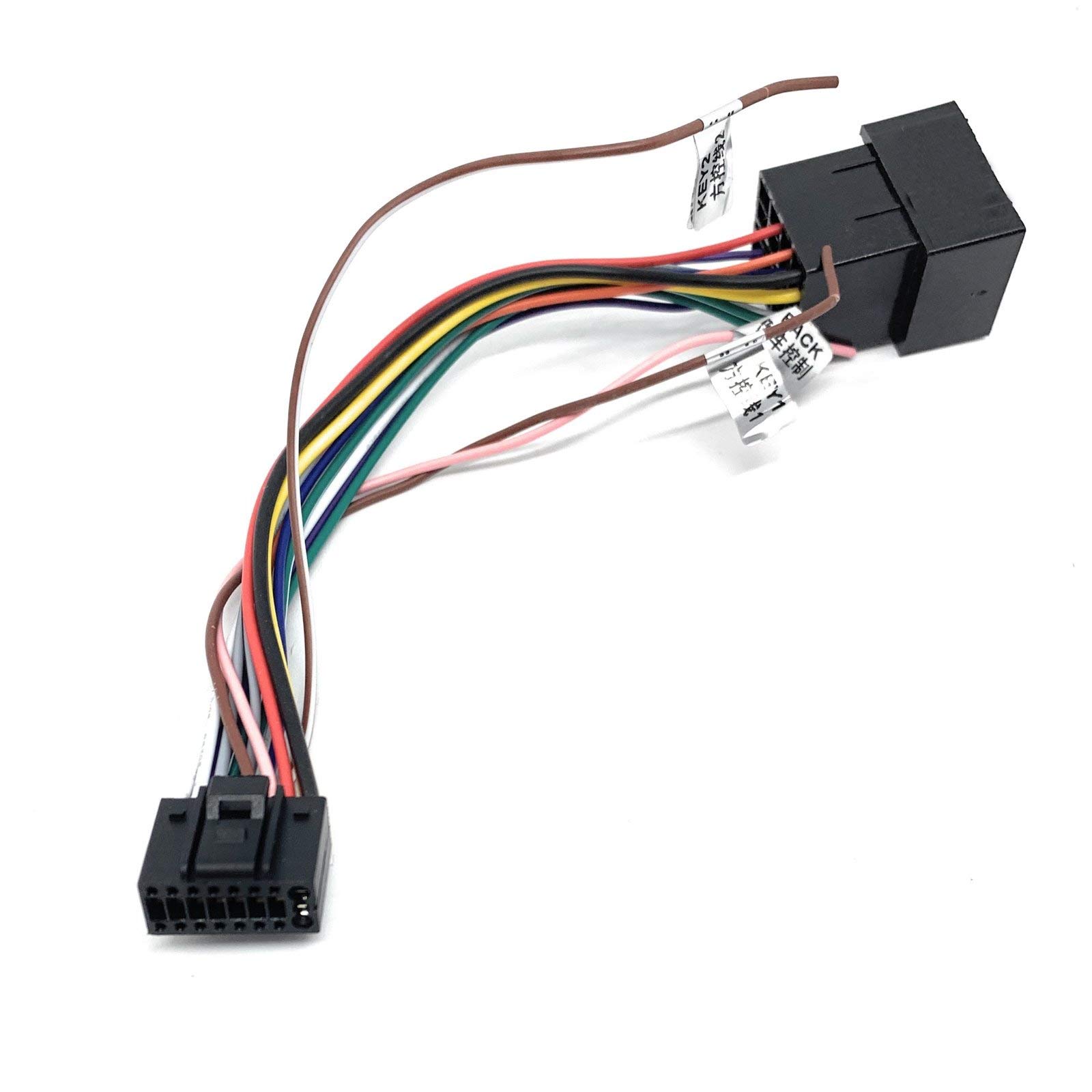 Sound way - 16 Pin to ISO Adapter Cable for Android Car Stereo ISO Standard Socket - C-AND01