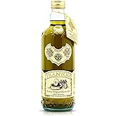 Frantoia Extra Virgin Olive Oil, 33.8 fl oz (1 Liter) – Award-Winning Sicilian EVOO Made from Biancolilla, Nocellara del Belice & Cerasuola Olives – Cold-Pressed within 24 Hours for Fresh, Fruity Flavor