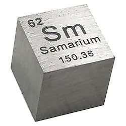 Samarium Cube - 10mm Pure Metal Element Cubes