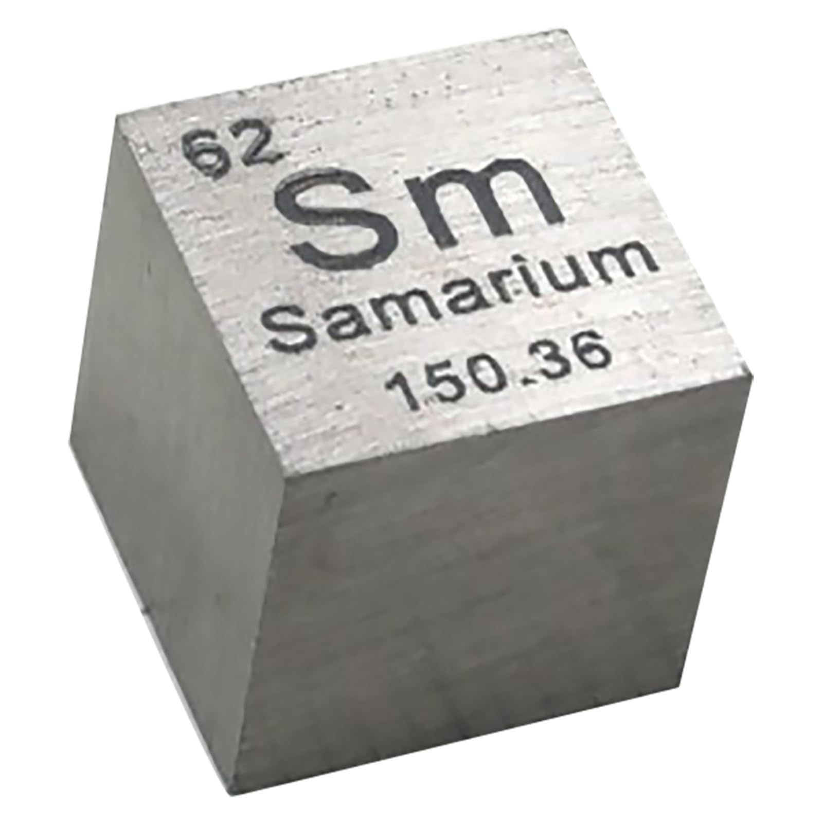 Samarium Cube - 10mm Pure Metal Element Cubes