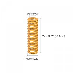 uxcell 3D Printer Die Spring, 10mm OD 35mm Long