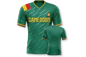 Ewucxo Men's Soccer Jersey Shirts Flag Polka Dot Pattern Uniforms Fashion Shirts Gifts for Soccer Fans Men S-3XL