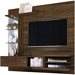 Furnishinings Panel TV Centro de Entretenimiento Mueble Pared TV hasta 55" diseño Elegante y Moderno (Savana)