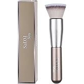 Kabuki Makeup Brush - Blender Brush for Powder, Cream, Liquid Foundation, Sunscreen, Blush Blending & Bronzer - Professional Make Up Brush - Full Face Makeup Brush - Vegan & Cruelty Free