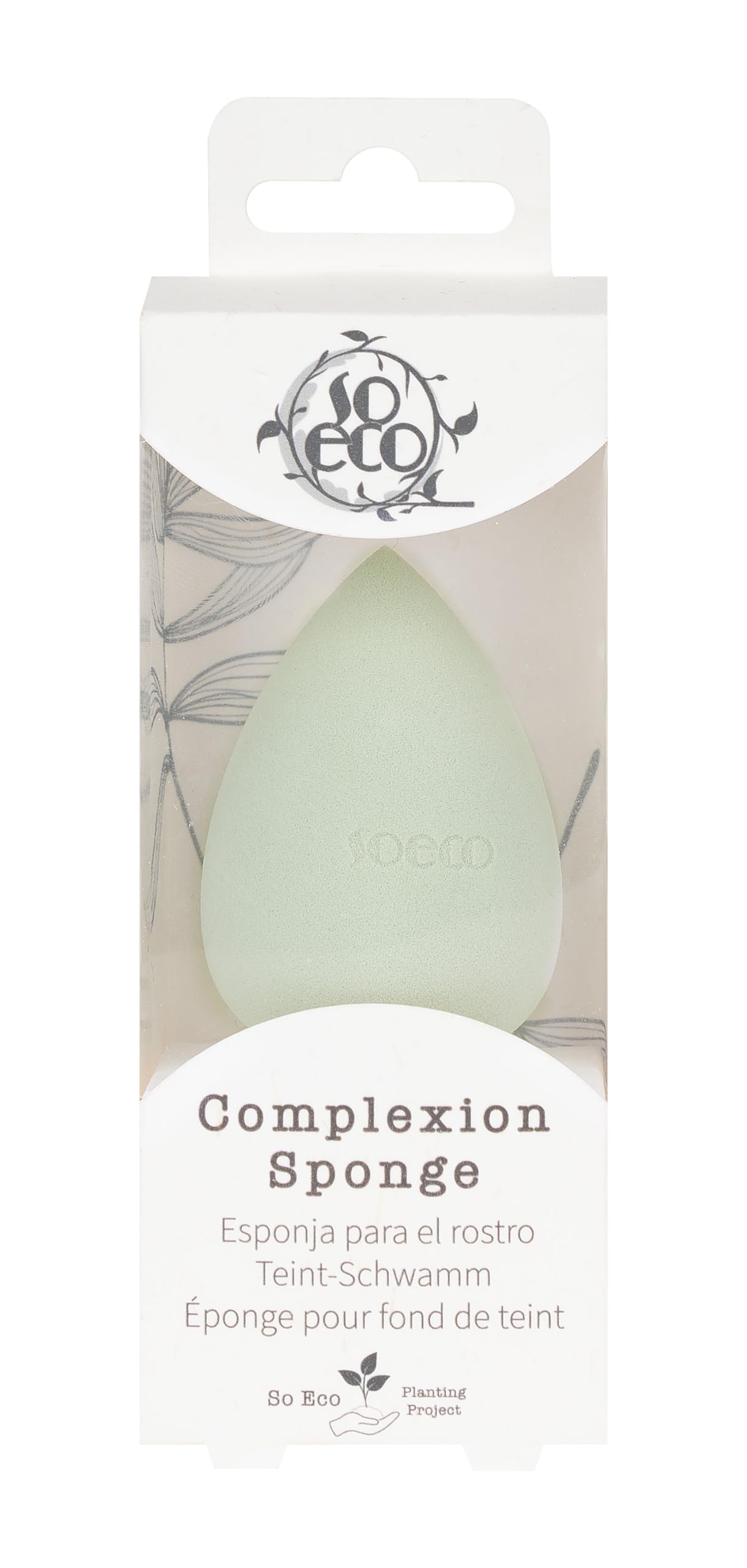 So Eco Complexion Sponge – Latex-Free Makeup Sponge with Tapered Edge, Soft & Bouncy for Streak-Free Application of Liquid & Cream Products, Vegan & Cruelty-Free