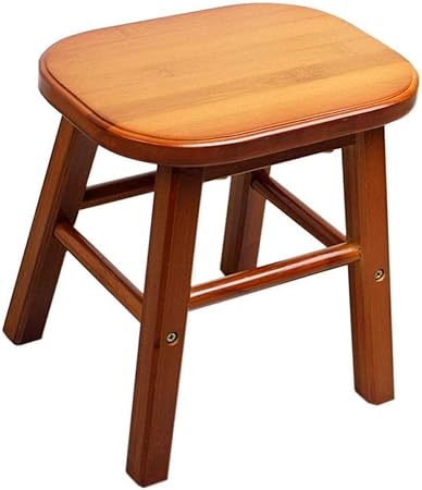 Amazon.de: Alianfrwe Hocker Aus Holz Sitzhocker Mit Tritthocker Hocker
