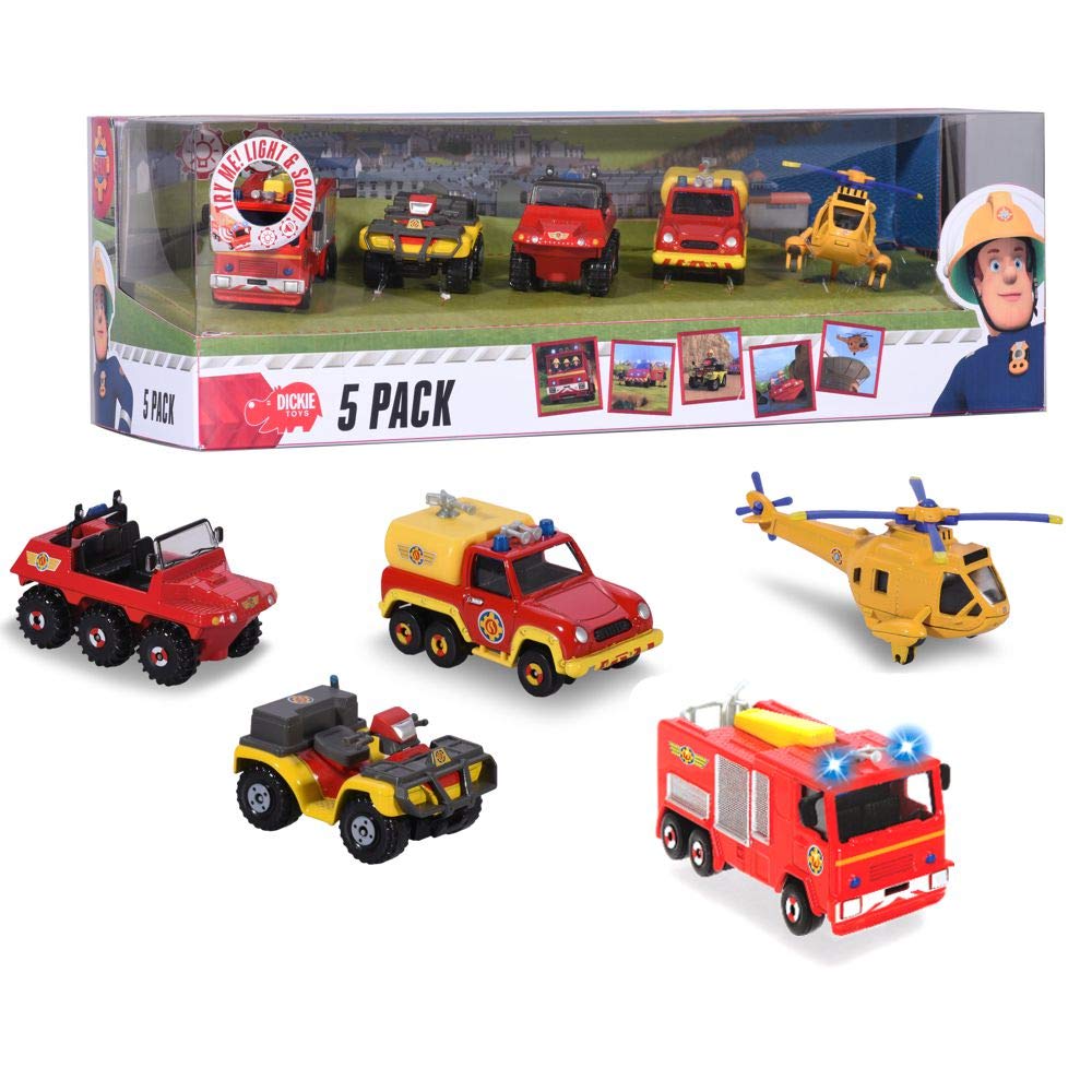 fireman sam jupiter 2.0 with 2 figures