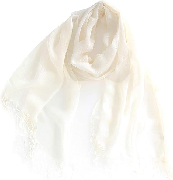 Amazon ストール ガーゼ レディース 大判 夏用 冷感 綿 生地 Uv カット 春夏 冷房 対策 スカーフ マフラー タオル 口02 クリーム ホワイト口 マフラー 通販