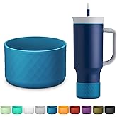 Silicone Boot for Owala 40 oz Tumbler with Handle, Anti-Slip Protective Sleeve for Stainless Steel Triple Layer Insulated Travel Tumbler Accessories