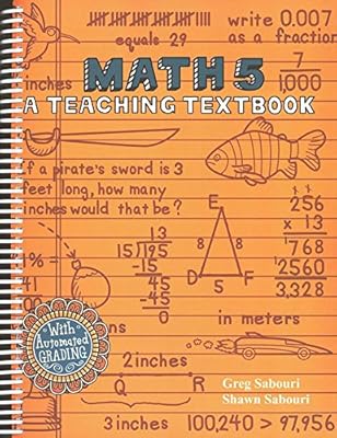 Teaching Text Books Math 5 Work Book And The Answer Keys.