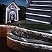 Lighting EVER 33ft 240 LED Outdoor Rope Lights Cool White 6000K, 24 V Connectable, Waterproof Clear Tube String Lights for Deck Railing, Patio Ground, Garden, Yard Lawn, Flower Bed Landscape, Camping