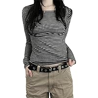 トップス Y2K fairy grunge leopard sweat Women Y2k Fairy Grunge Shirts Vintage Graphic Print Long