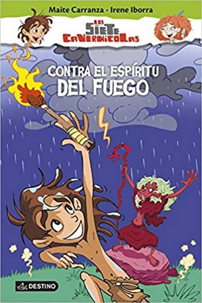 Portada de Contra el espíritu del fuego: Los siete cavernícolas 1
