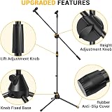 Ohuhu Microphone Stand Tripod with Boom and Clips Adjustable Lightweight view 2