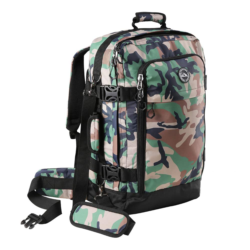CABIN MAX METZ, Zaino da Viaggio Bagaglio a 44L (55x40x20 cm), Rosso/Grigio  EUR 58,55 - PicClick IT
