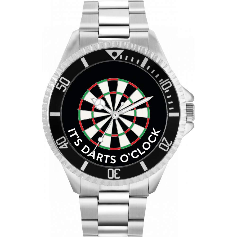 Toff London Mens Black Its Darts Oclock Watch