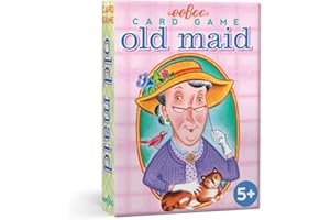 eeBoo: Old Maid Playing Card Game, Cards are Durable and Easy to Use, Instructions Included, Educational and Fun Learning, for Ages 5 and up