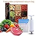 Sous Vide Bags Kit -10 BPA Free Food Vacuum Sealed Bags, 1 Hand Pump,1 Magic Vacuum Valve for Seal the Jars, New design Bags Avona cooker. Reusable & Easy to Use, Practical for Food Storage & Cooking