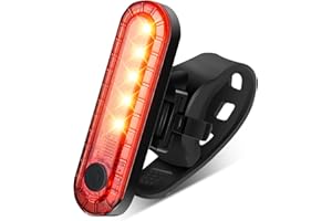 EBUYFIRE Bike Tail Light USB Rechargeable Bicycle Bike Rear Light Waterproof Safety Warning Back Lights for Night Riding Mountain Bike Accessories