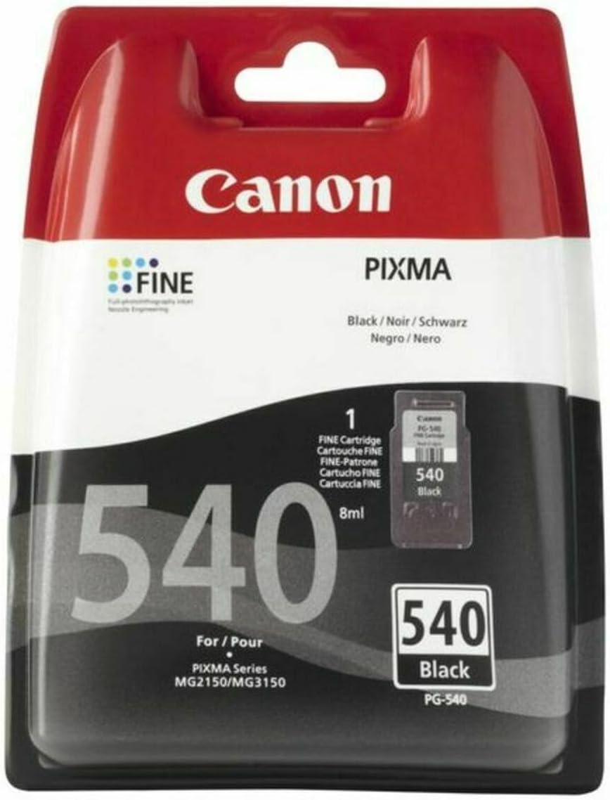 Canon Ink PG-540 Genuine Black Cartridge for PIXMA MX MG TS Series