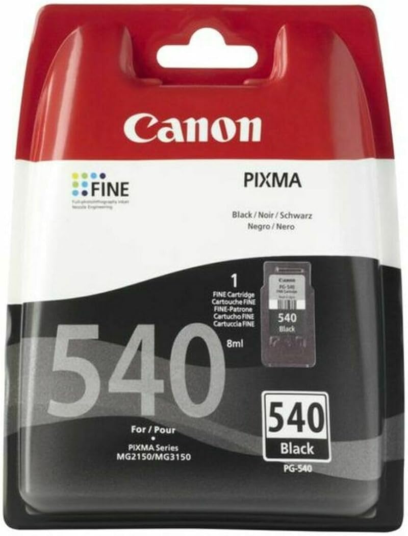 Canon Ink PG-540 Genuine Black Cartridge for PIXMA MX MG TS Series