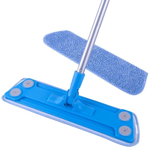 title=MR. SIGA Microfiber Floor Mop (Included 2 Microfiber Refills)- Size 43 x 14cm by