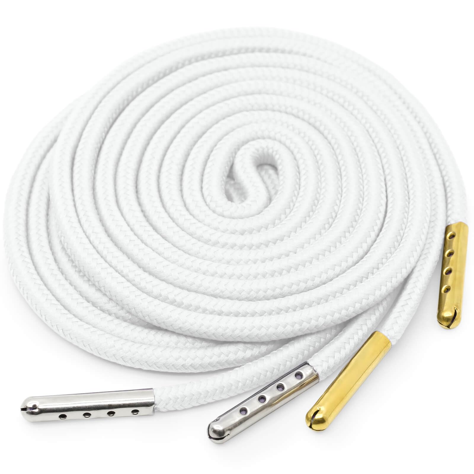 YJRVFINE Athletic Round Shoe Laces: 2 Pairs 47 Inch