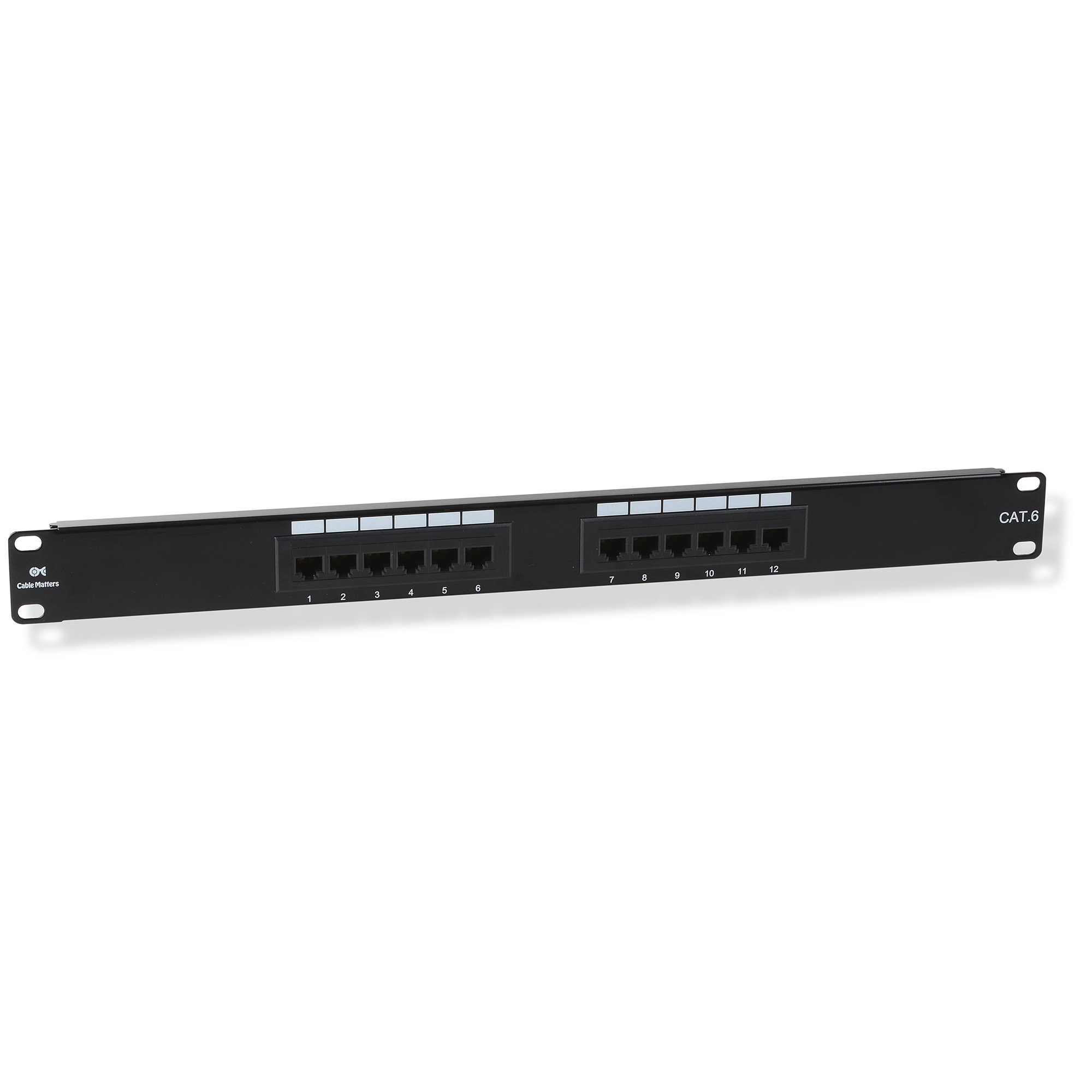 Cable Matters UL Listed Rackmount or Wall Mount 12 Port Patch Panel (RJ45 Patch Panel) Buy