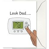 GIFTING GIGGLES Funny Happy Birthday Card for Dad – Great Happy Bday Gift for Father, Papa, Step Dad, Daddy, Padre | 30th 40th 50th 60th 70th 80th 90th