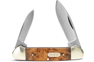Buck Knives 389 Canoe 2-Blade Folding Pocket Knife with Wood Handle