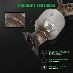 SCITOO 644029 644030 Left and Right 2PCS Catalytic