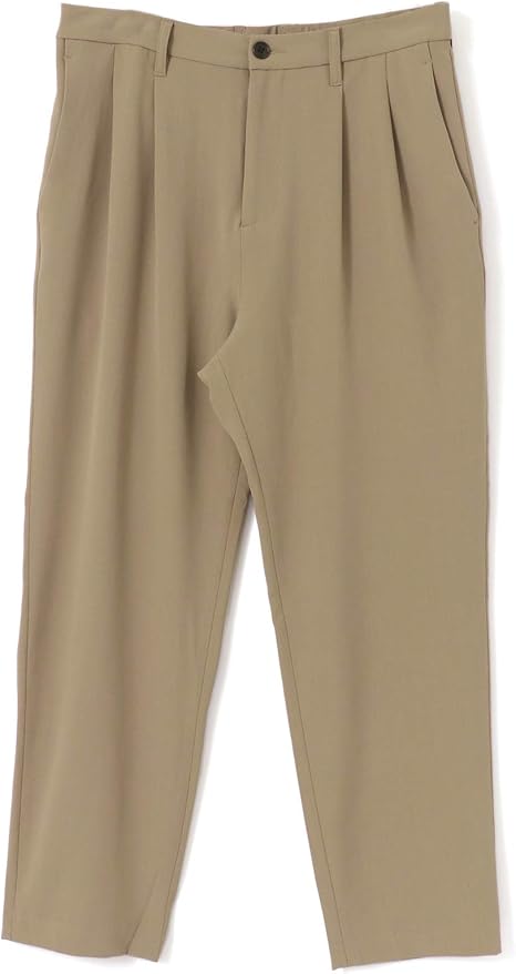 Amazon センスオブプレイス パンツ ダブルタックテーパードスラックス メンズ 06 14a013 ロングパンツ 通販