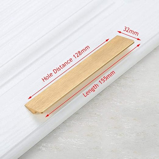 Tiradores de armario de cocina de aleación de aluminio, negro, plata