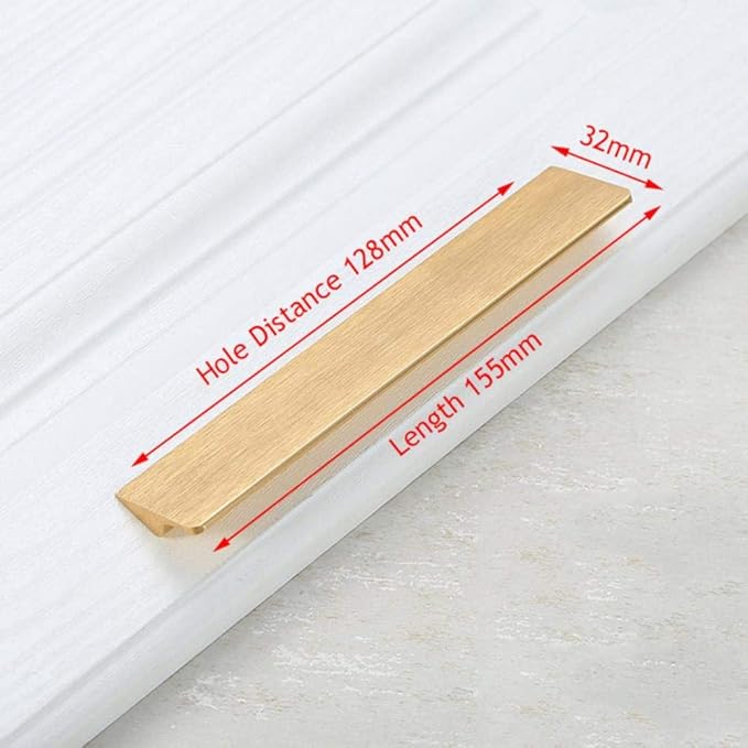 Tiradores de armario de cocina de aleación de aluminio, negro, plata