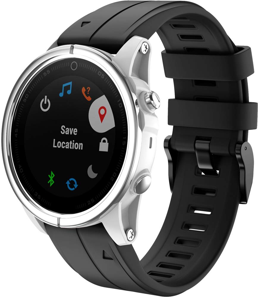 Shieranlee Fenix 7s Strap,Silicone Sport Band 20mm Easy Fit for Garmin Fenix 7S/Fenix 5S Plus/Fenix 6S Pro/Fenix 7S/Fenix 7S Solar/Fenix 7S Sapphire Solar