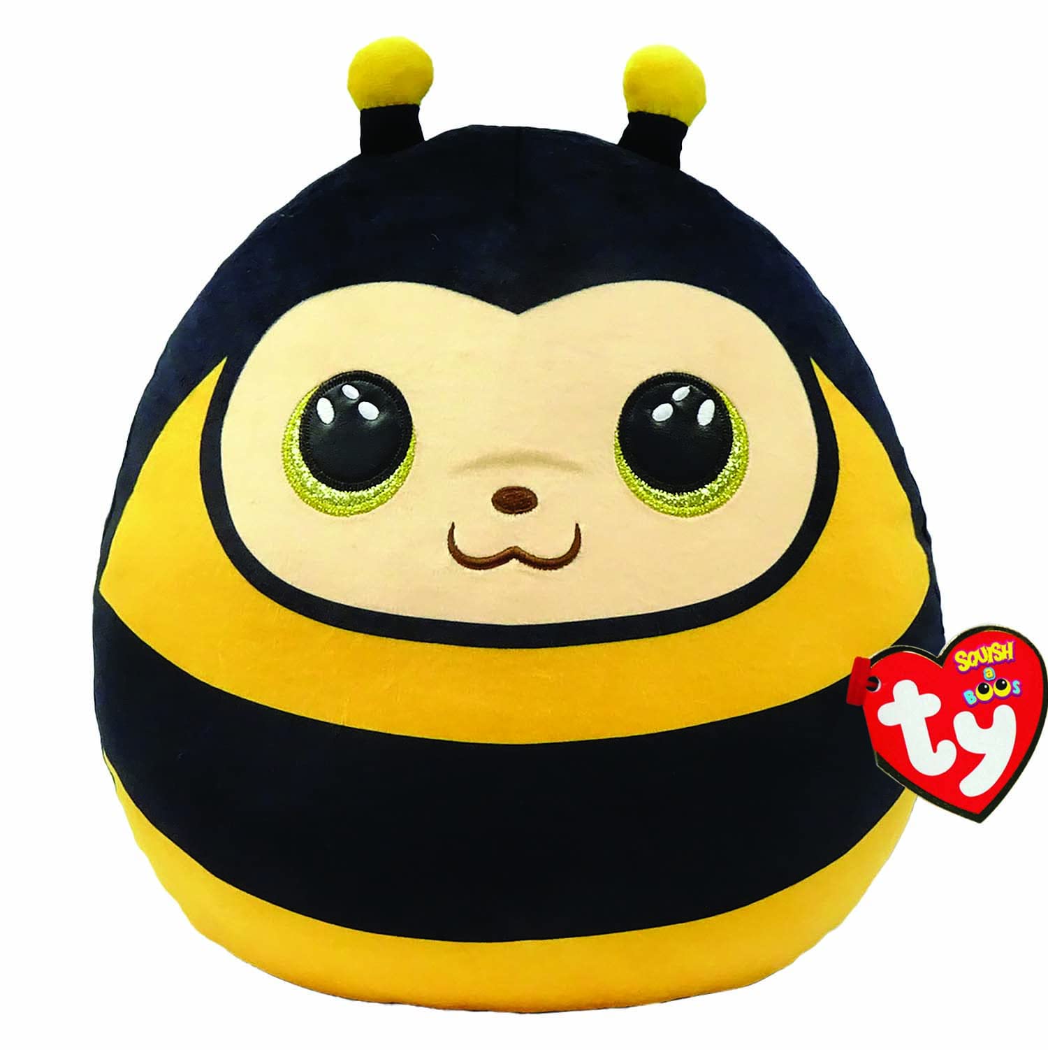 TY Toys- Squish a Boo Yellow Bee Zinger - 20 CM 2009160