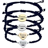 Personalized Swim Gift, Engraved Swim Adjustable Rope Bracelet, Swim Jewelry for Women Swimmers Gift