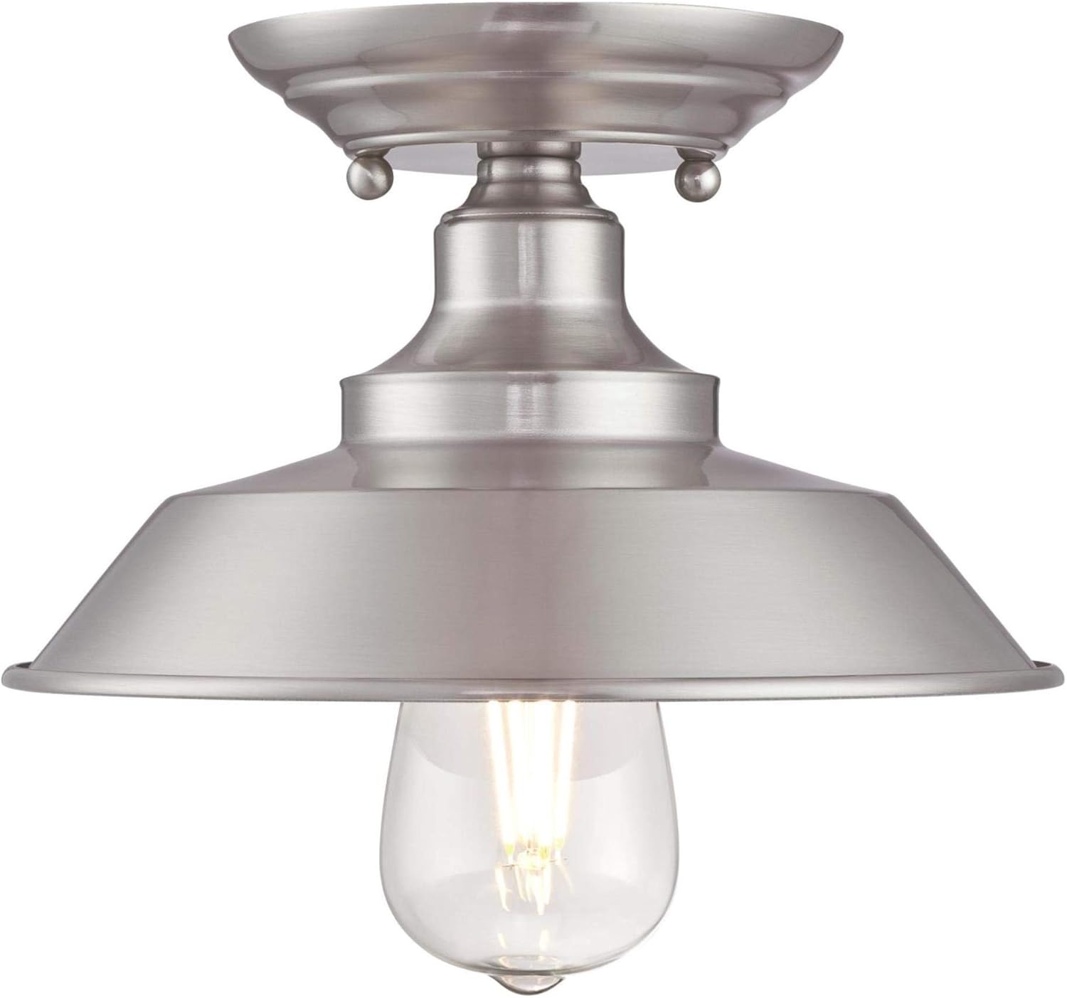 Westinghouse Lighting 6332500 Iron Hill Three-Light Indoor Island Pulley Pendant, Finish with Highlights and Metallic Interior, 3, Oil Rubbed Bronze/Bronze - - 