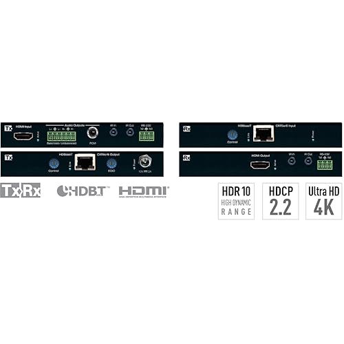 Key Digital KD-X422POA Power over HDBaseT/HDMI via CAT5e/6 Extenders, Series XOA (TX & RX SET)