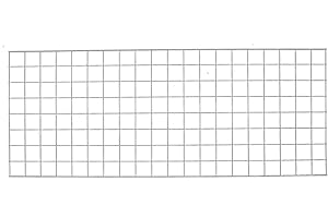 SSWBasics White Finish Grid Wall Panels - 3" on Center, Accepts Wire Grid Fixtures - Also Available in Black and Chrome, Perfect for Photo Display Boards, Also Available in Black and Chrome