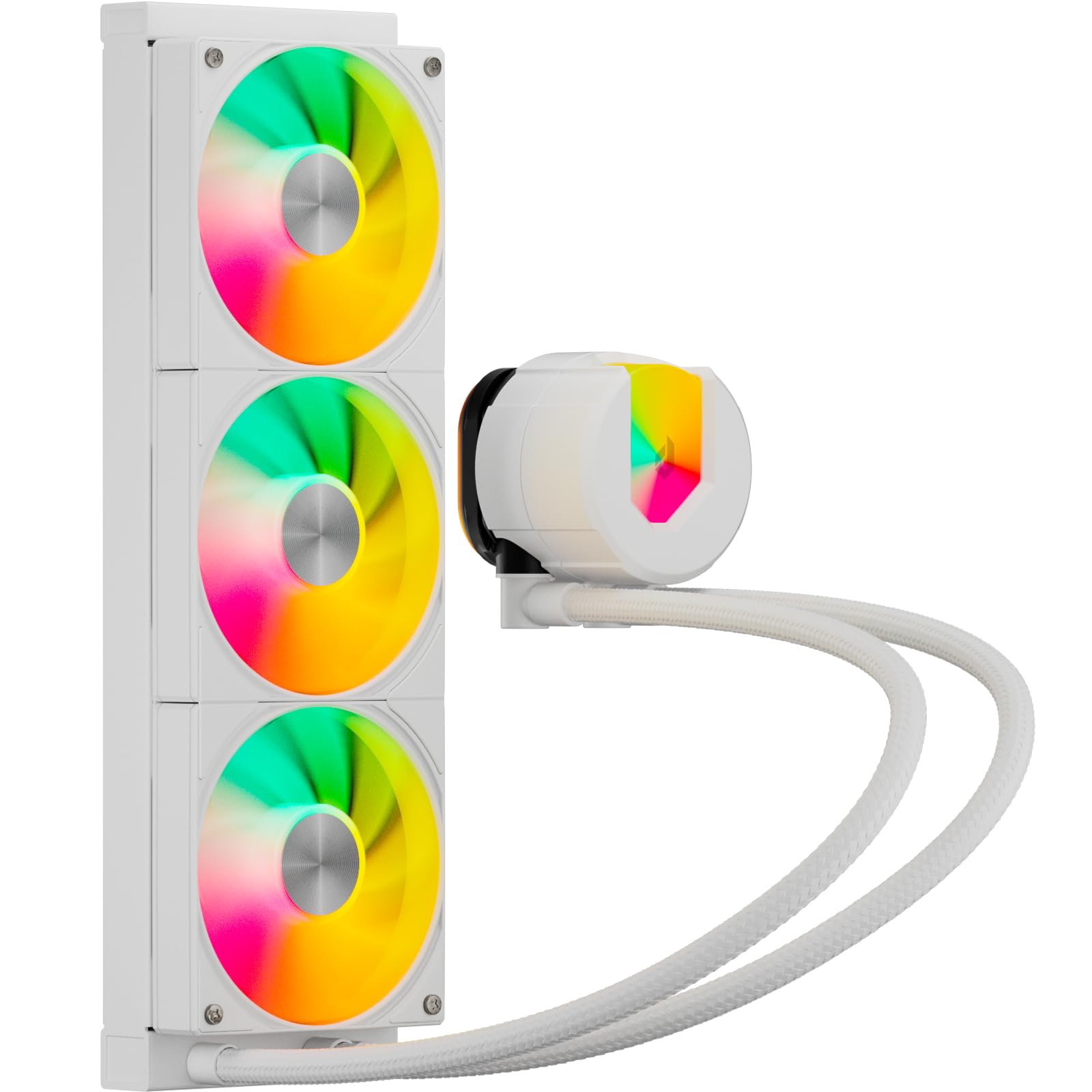 Photo 1 of Liquid CPU Cooler ARGB,AIO Cooler 360mm Radiator Compatible with LGA1700/1150/2011/2066/1151/1155/1156 & AMD AM5/AM4, 3 X 120 PWM RGB Fan Water Cooler CPU,2500 RMP Water Cooling Systems 17dBA(Black)